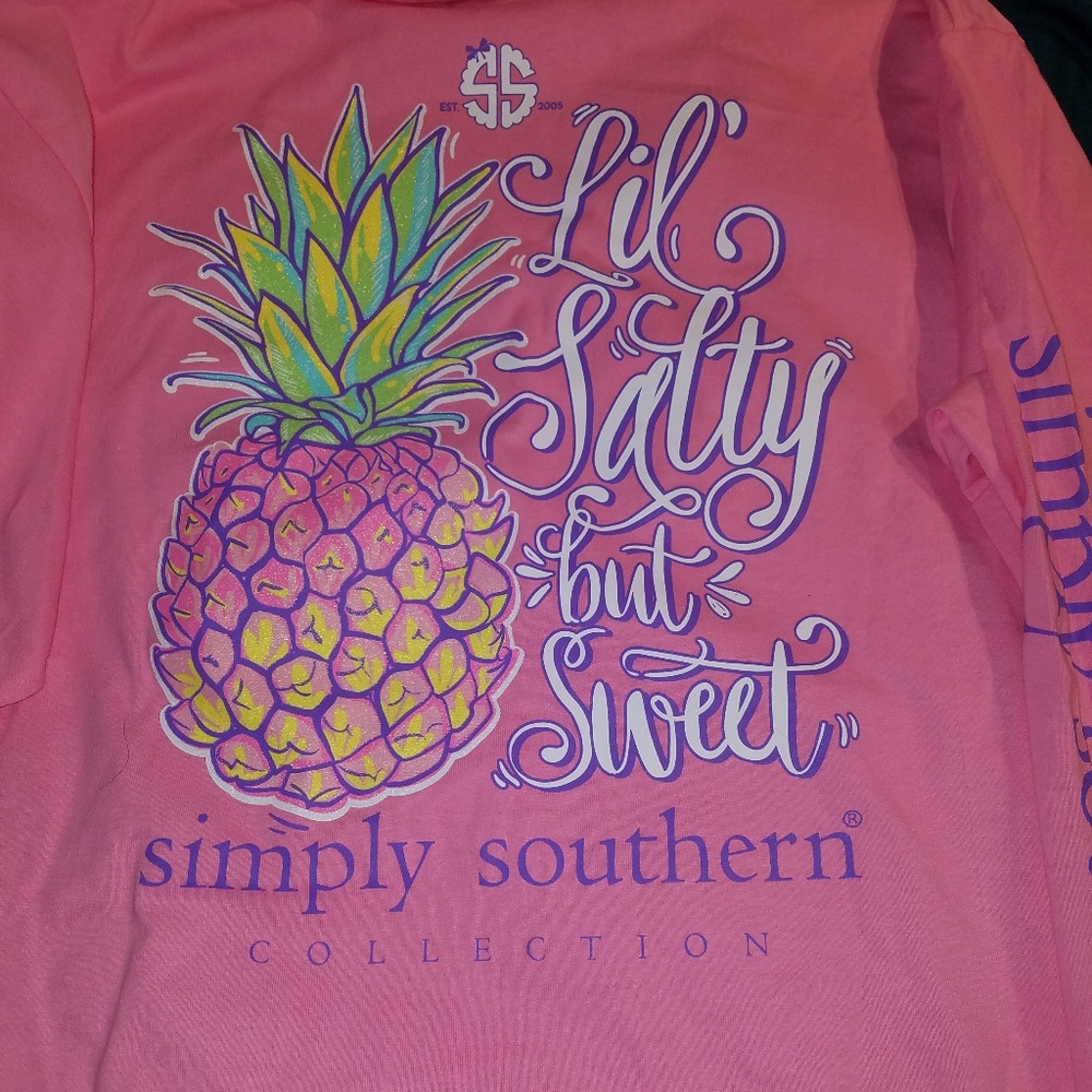 Simply Southern Pineapple Long Sleeve Shirt